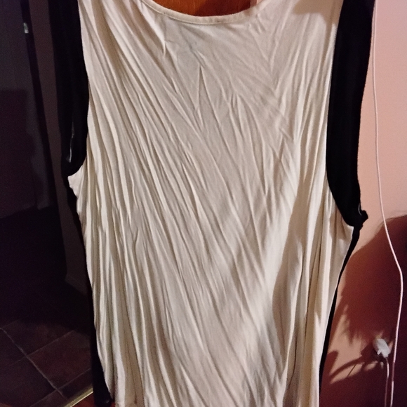 Ashley Stewart Monochrome Cowl Neck Top - Picture 2 of 5